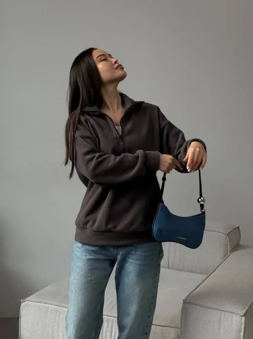 Женский флисовый теплый свитер на молнии Харьков - изображение 13