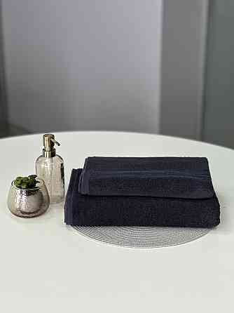 Рушник махровий Ideal Textile 50х90 см щільний з коротким ворсом 450 г/м2 Графіт Чернівці
