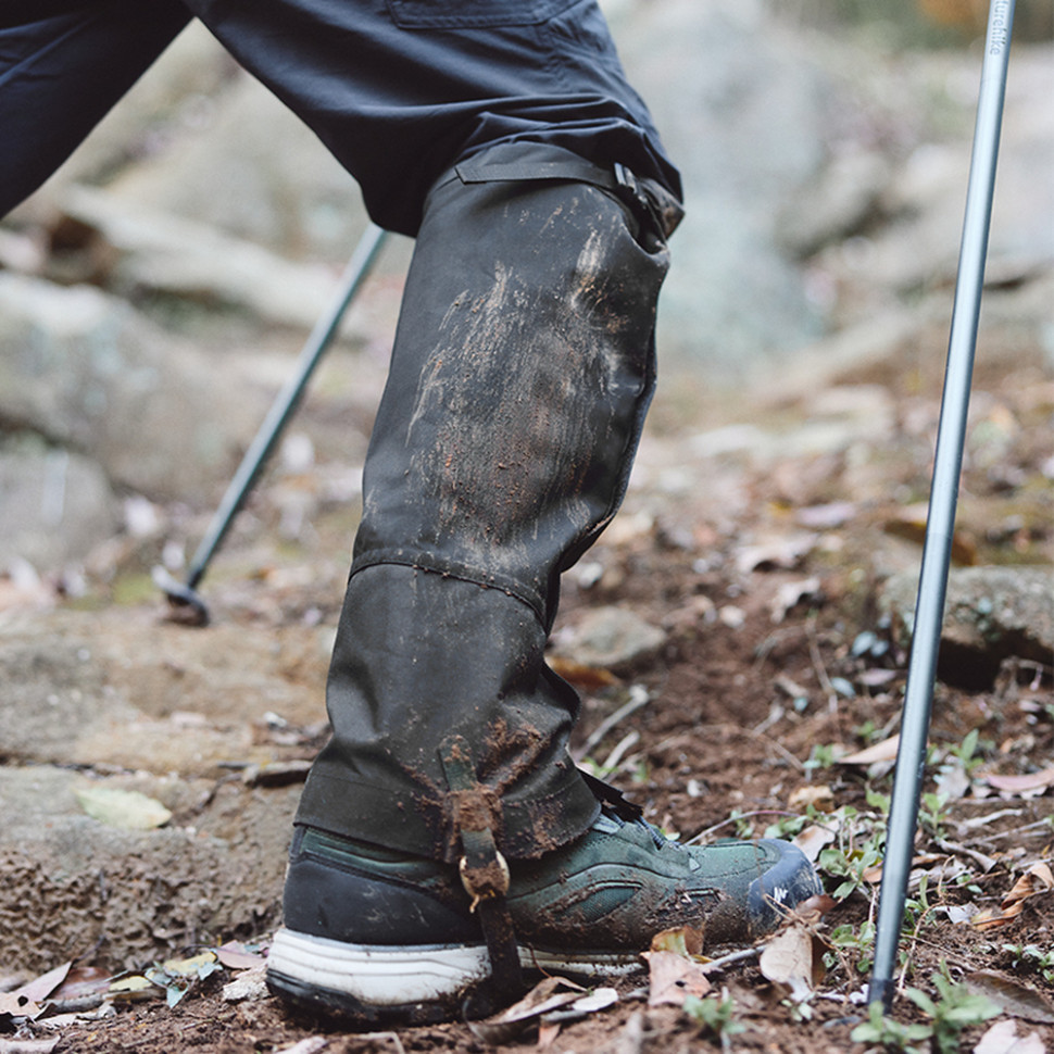 Захисні водонепроникні бахіли Naturehike CNK2450DS011, розмір L, чорні Київ - фото 6