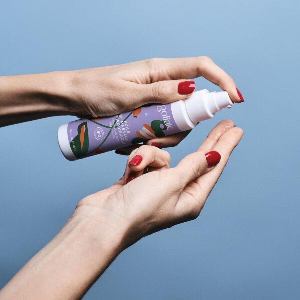 Масажна олія Goliate Huile De Massage Aphrodisiaque 100 мл, органічна, зігрівальний ефект Sex Aura Київ - фото 10