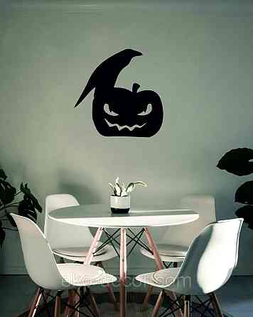 Декоративне настінне Панно «Хеллоуїн — гарбуз», Декор на стіну 70*70 см Київ