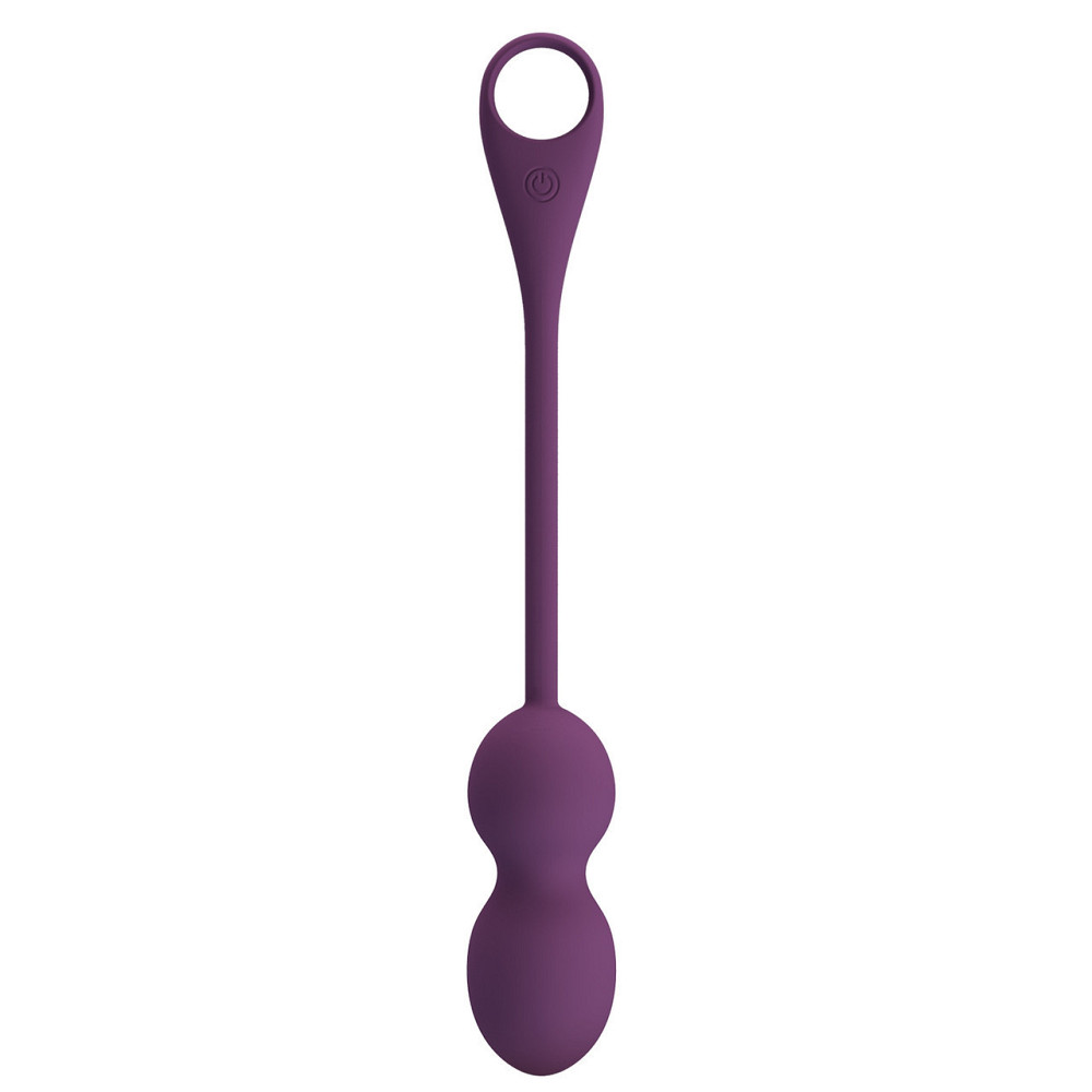 Вагинальные шарики Pretty love Elvira dark Purple, 12 vibration functions Mobile APP Long-distance Co Sex Aura Киев - изображение 2