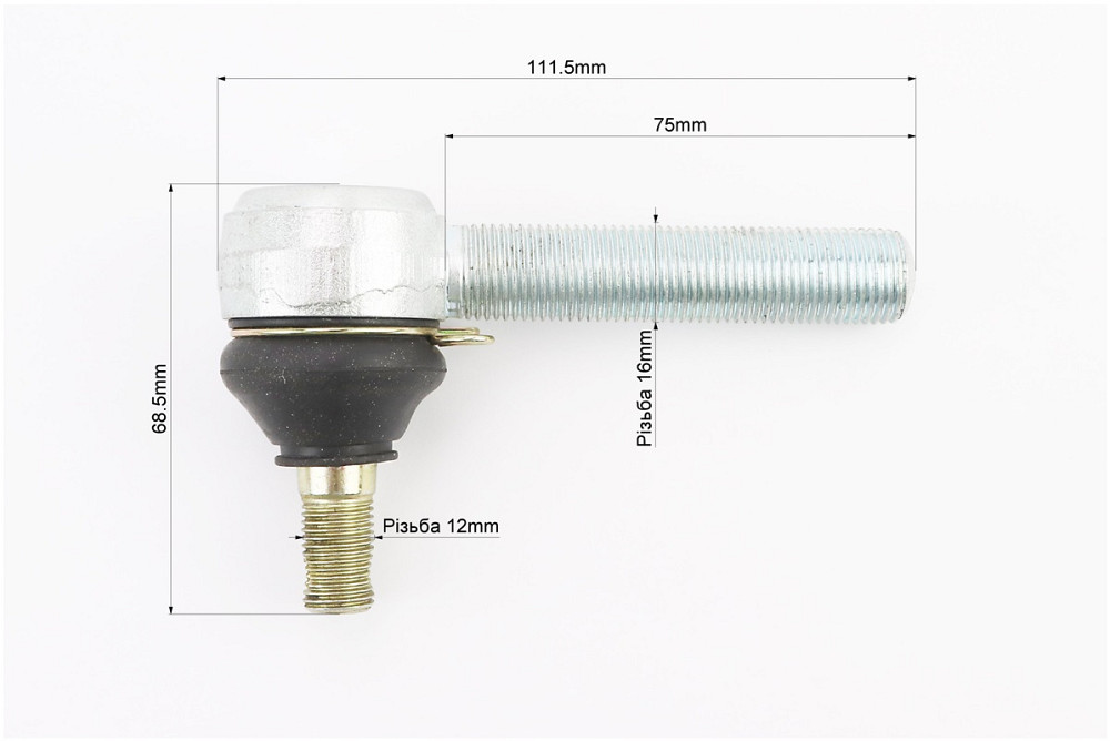 Наконечник кермової тяги тип. 3 (різьба права) Киев - изображение 3