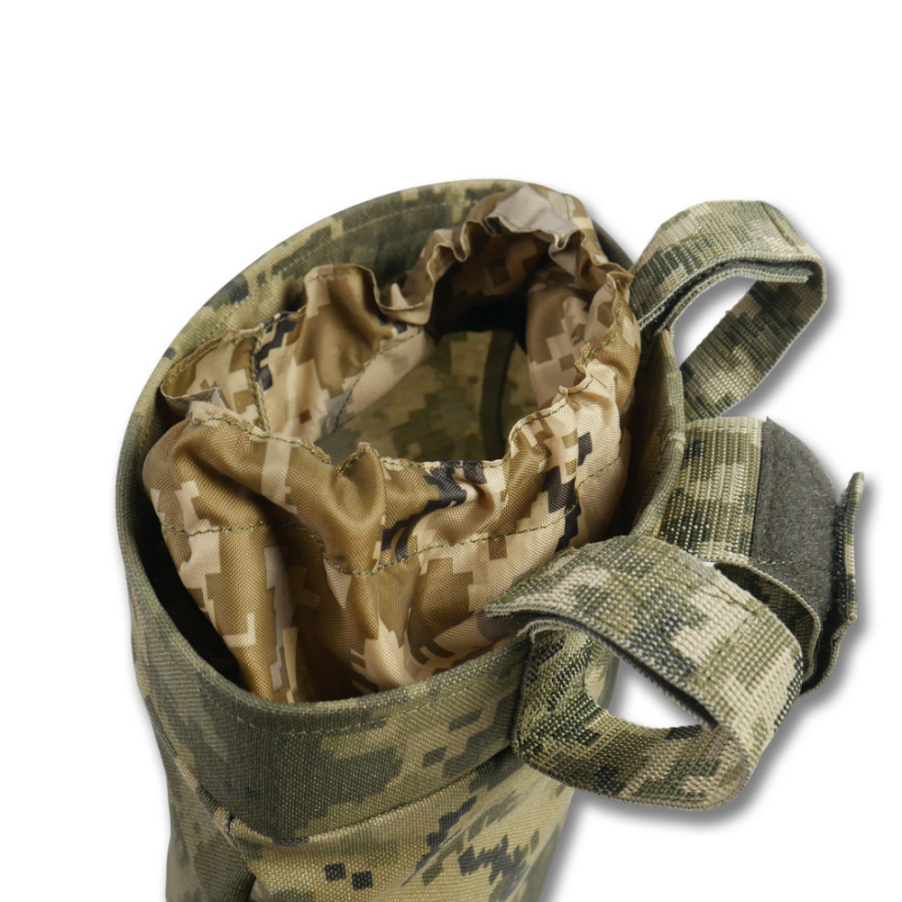 Сумка сброса пустых магазинов (до 8 шт.) KIBORG XL Pixel.Тактический подсумок под сброс рулонный Киев - изображение 7