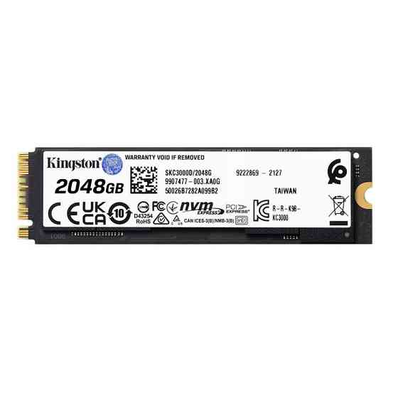 Накопичувач SSD M.2 Kingston KC3000 2048GB NVMe 2280 PCIe 4.0 x4 3D NAND TLC Киев
