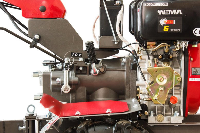Мотоблок WEIMA WM1100AE-6 KM DIFF (4+2 скор., дизель 6 л.с., разблокираторы, колеса 5,00-12) Харьков - изображение 9