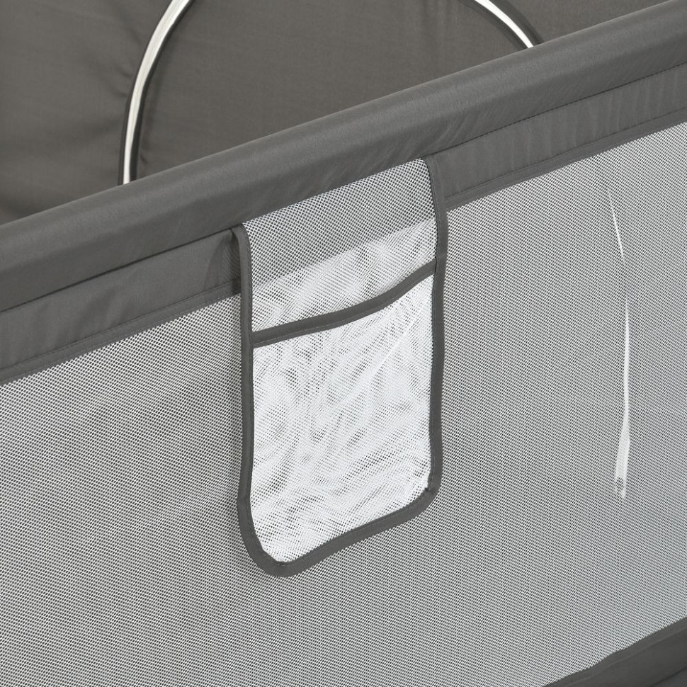 Дитячий манеж MR 1339-G, сірий, ширина з ніжками 132 см Вінниця - фото 2