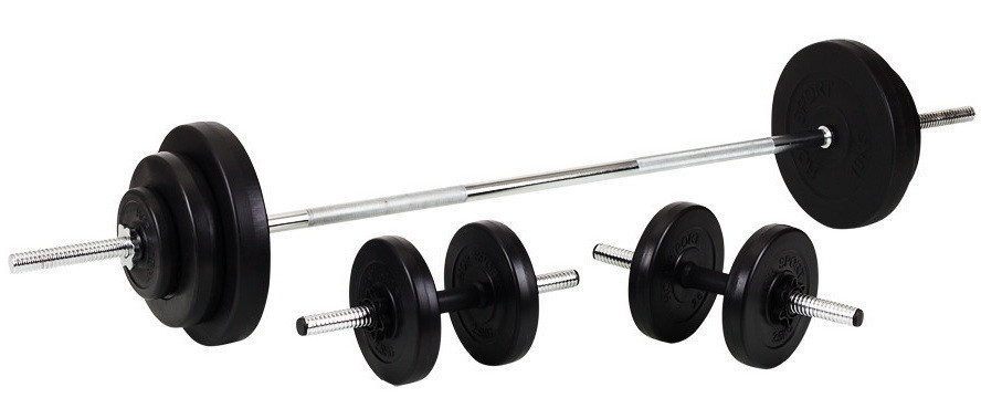 Скамья для жима 7F L310 + Штанга 90 кг + Гантели 2*21 кг комплект набор для силовых тренировок Киев - изображение 5