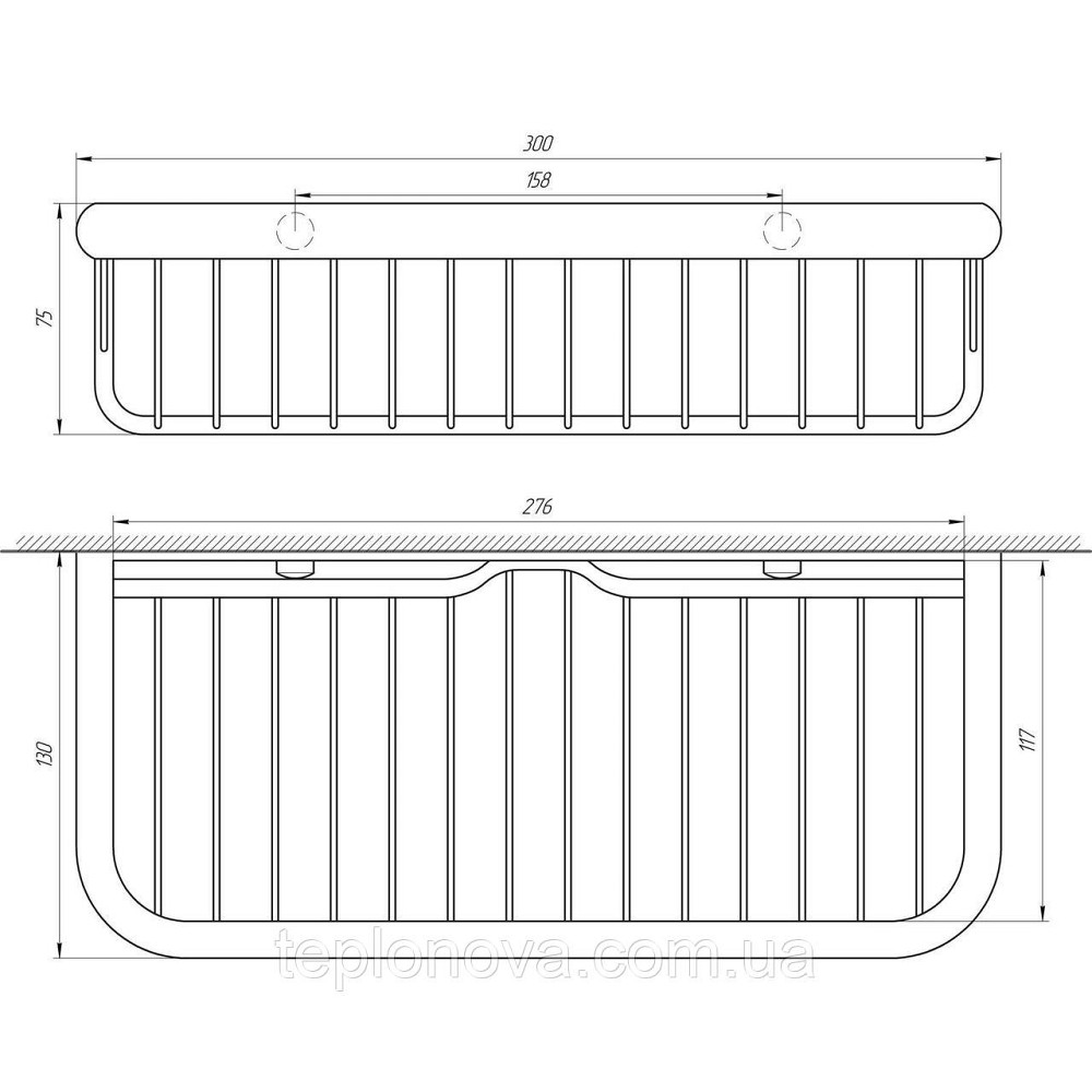 Полиця пряма TOPAZ 4101 Чернівці - фото 4