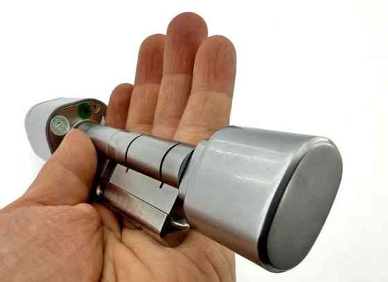 PES Cylinder Silver 55х50Т кодовий смарт-циліндр для замка Київ