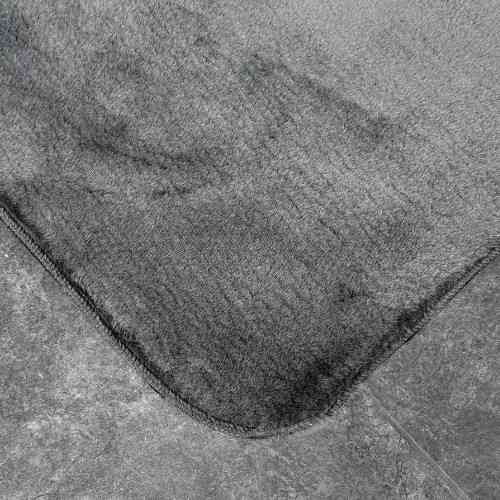 Килимок для підлоги з еко-хутра ТМ Dariana Moonbeam 60*90 см графітний Житомир