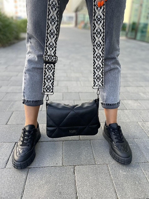 Weide Кеди жіночі WEIDE чорні еко-шкіра 37-41рр. ( ) Коломия - фото 2