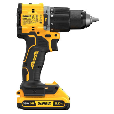 Шуруповерт DeWALT XR Li-Ion 18V 2x2Ah, 74 Нм, 0-450/0-1650 об/хв, 1.17 кг, TSTAK (DCD799D2T) Вінниця - фото 9