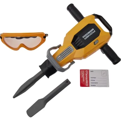 Ігровий набір Otamanko отбойный молоток на батарейках желтый (T024) Вінниця - фото 1