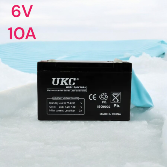 Аккумуляторная батарея  6V 10A UKC  2709 Одесса