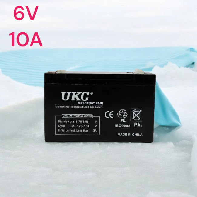Аккумуляторная батарея  6V 10A UKC  2709 Одесса - изображение 1