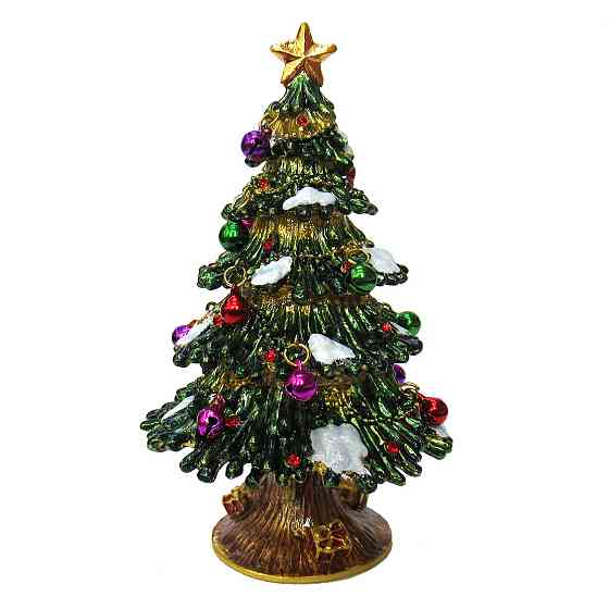 Скринька зі стразами новорічна Ялинка Київ