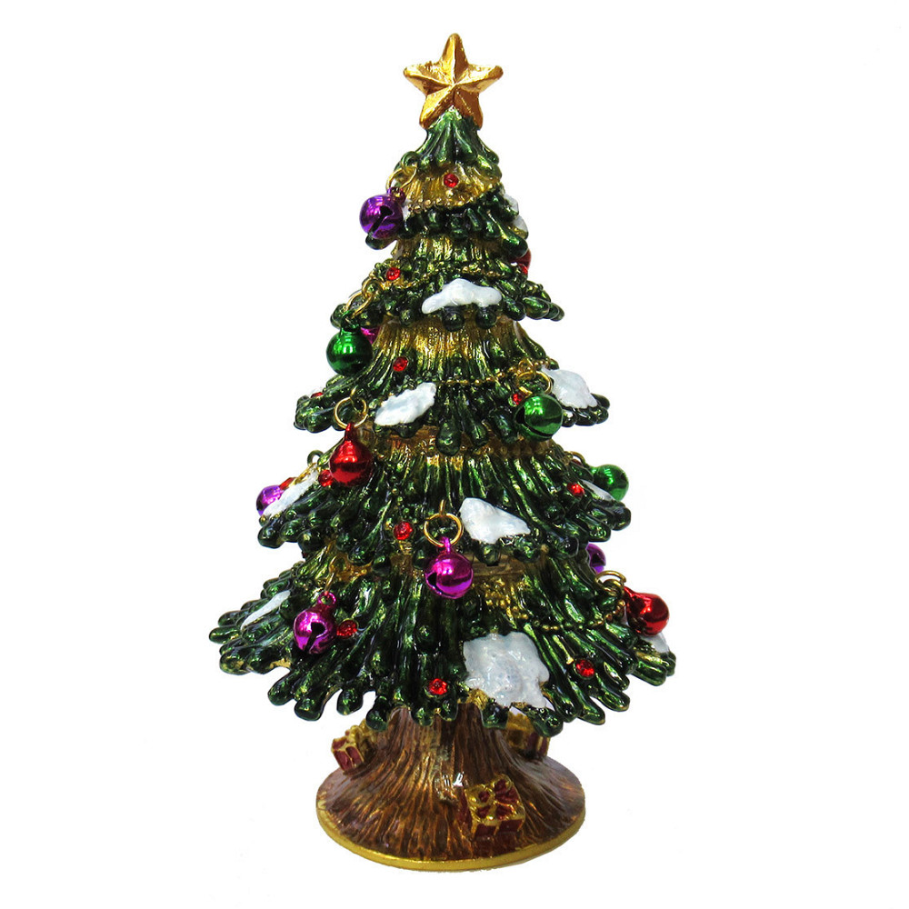 Шкатулка со стразами новогодняя Елочка Киев - изображение 1