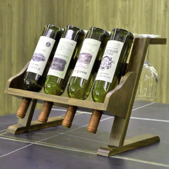 Настольная винная полка 
