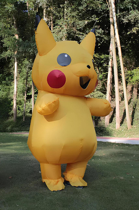 Надувной костюм Пикачу RESTEQ — взрослый костюм для косплея и вечеринок, рост 150–190 см, высота 2 м Киев - изображение 4