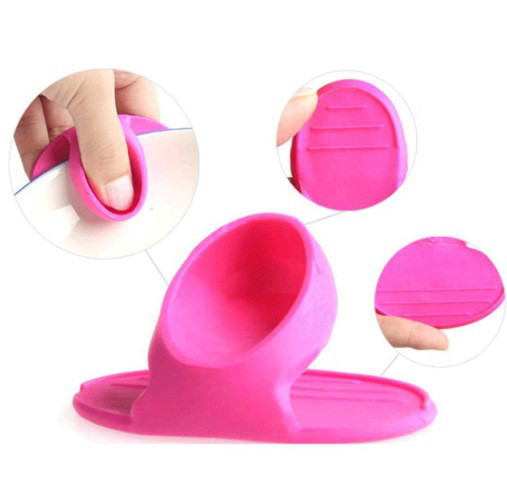 Силиконовая прихватка для горячего розовая Киев - изображение 1