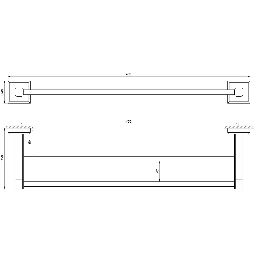 Тримач рушників TOPAZ TKB 9911/45 Луцк - изображение 5