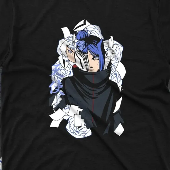 Футболка для подростка мальчика с принтом Наруто Конан Размер 160 Anime10311 Днепр