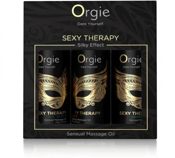 Міні-колекція масажних олій "Sexy Therapy". Orgie Sex Aura Київ