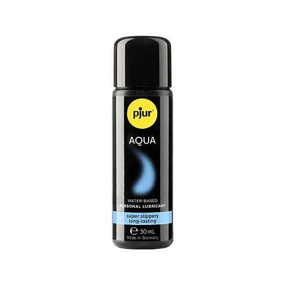Лубрикант на водной основе pjur Aqua 30 мл, эффект бархатистой кожи без прилипания Sex Aura Киев
