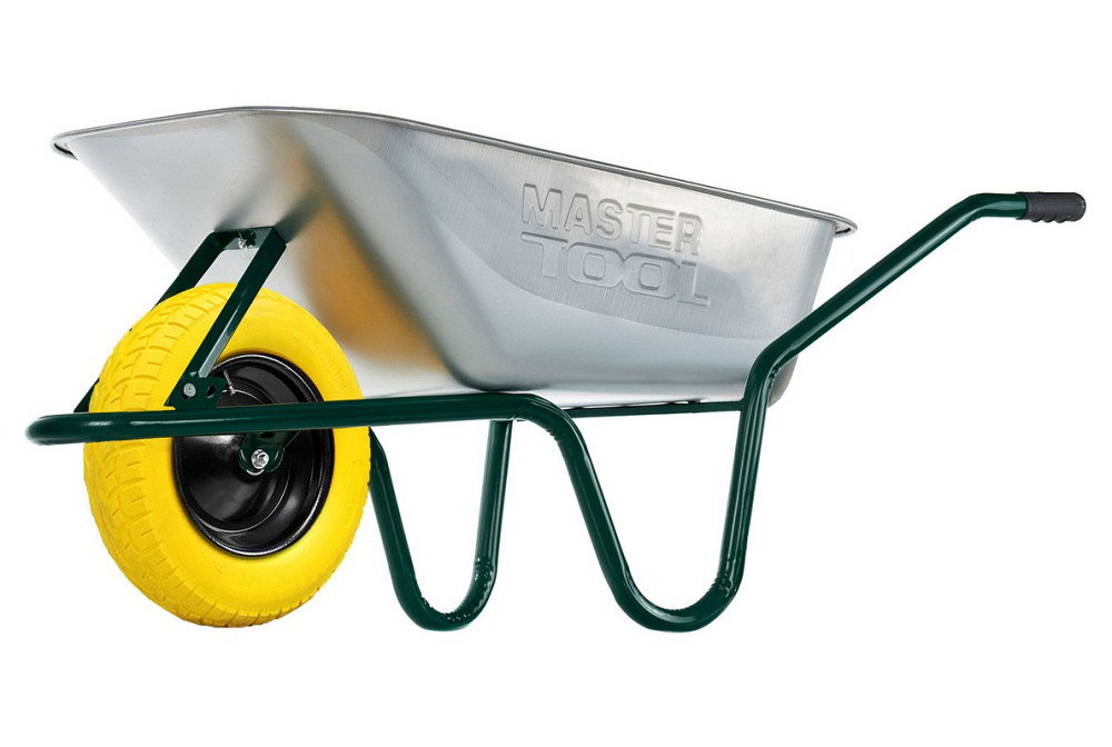 MASTERTOOL Тачка садово-будівельна MASTERTOOL REINFORCED D-1 одноколісна 100 л/160 кг колесо по Киев - изображение 2