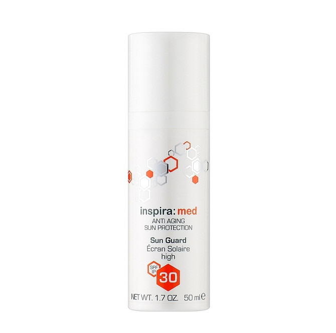Солнцезащитный антивозрастной крем SPF 30 Anti-Aging Sun Guard Inspira Med 50 мл Винница - изображение 1