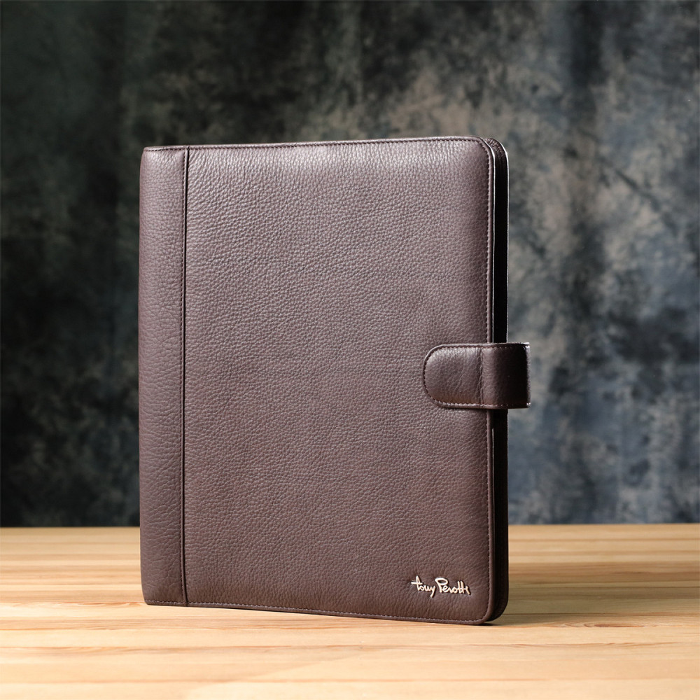 Практичний органайзер із зернистої натуральної шкіри Tony Perotti 20839_1 (2283 moro) Коричневий Київ - фото 10