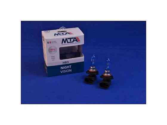 Автомобiльна лампа 12V H8 HB3 65W P20D NIGHT VISION 80% (2шт) ТМ MTA Київ