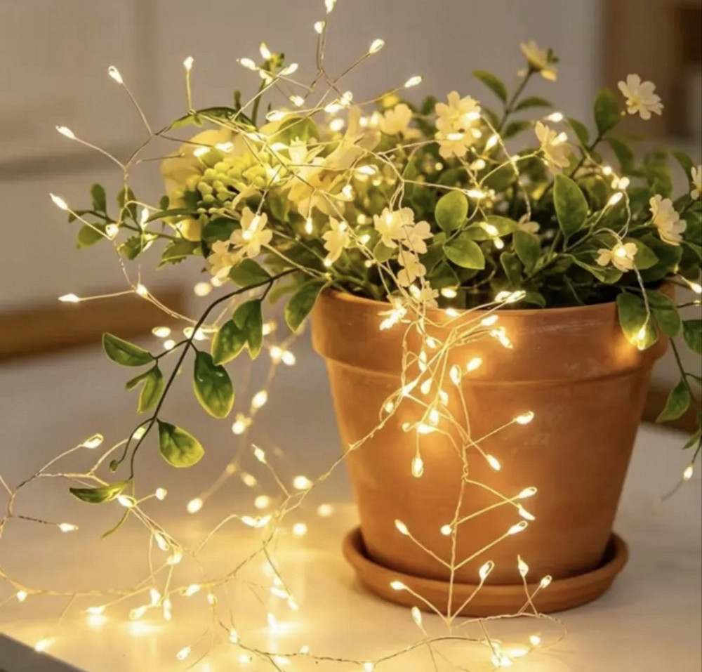 Гірлянда-бахрома 140 см 50 led з usb Теплий білий (0934) Смела - изображение 3