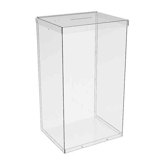 Ящик EKOSTAR без замка для пожертвований и сбора денег 250x200x440. Объем 22 литров Киев