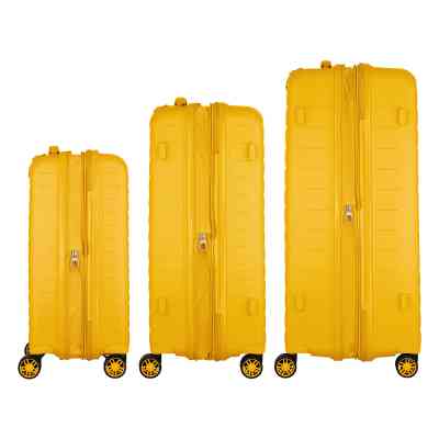 Набор чемоданов 2E Aero (L+M+S), бурштиново-жовті (2E-SPP-AERO-SET3-AY) Вінниця