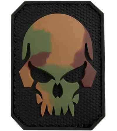 Шеврон 3D PVC на липучке Mil-Tec 16832020 “Skull