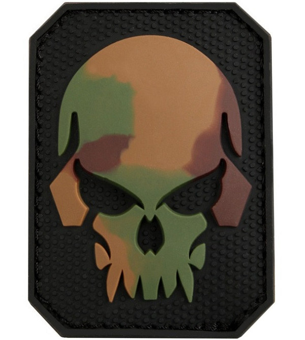 Шеврон 3D PVC на липучці Mil-Tec 16832020 "Skull" Череп (Патч ,Нашівка ,Емблема) Woodland Нововолинськ - фото 2