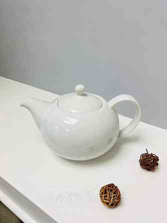 Чайник заварювальний Olens "Вайт" 1200 мл керамічний білий для дому та ресторану Київ