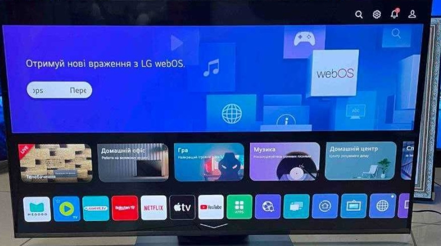 Телевізор Безрамний: 55" (2023) 120Hz. 4K QLED LG 55QLED816R. Новий! Харків - фото 5