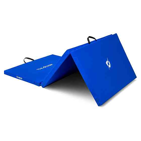Мат гимнастический THUNDER MG-03, 197 х 100 х 5 см, синий Киев