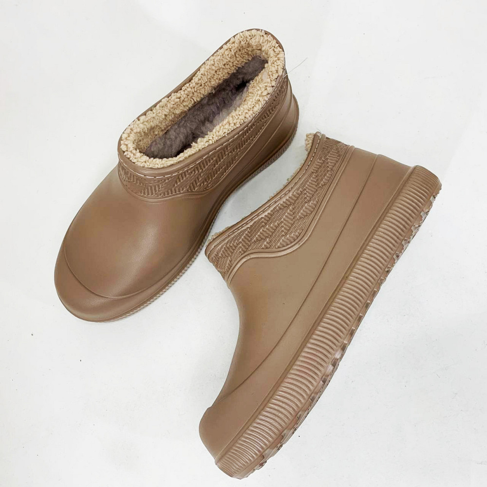 Вовняні валянки жіночі, Жіночі калоші на хутрі, Калоші зимові піна на хутрі TX-21 Львів - фото 4