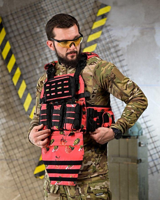 Плитоноска 4 быстрых сброса с напашником NETFLIX RUN   ПП4637 Одесса - изображение 3