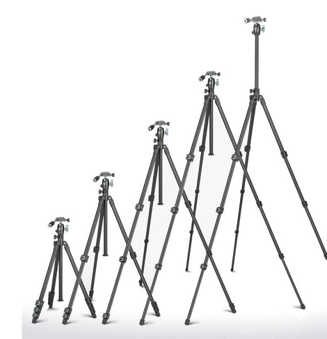 Штатив для предметной съемки с двойным креплением 49-154см QZSD Q202F Киев - изображение 12