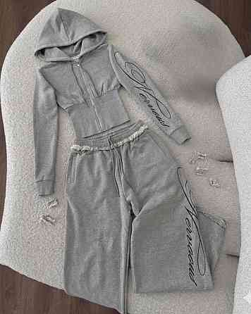 Женский стильный вязаный костюм двойка двунитка Одесса