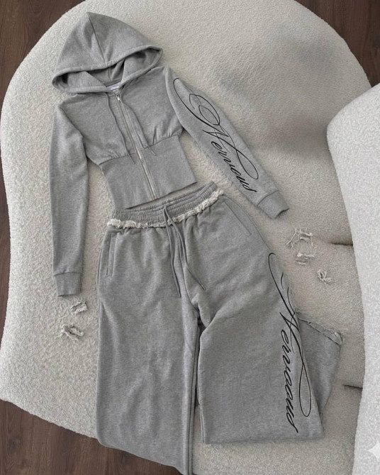 Женский стильный вязаный костюм двойка двунитка Одесса - изображение 2