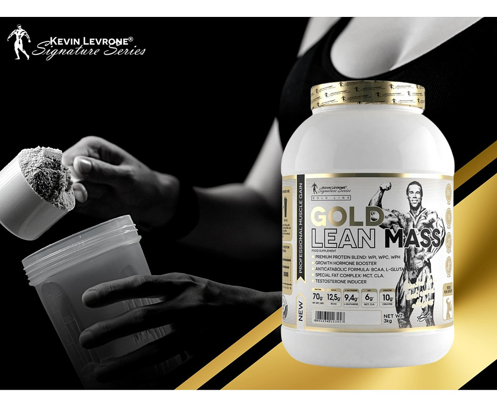 Гейнер Gold Lean Mass 3000 g (Chocolate) Луцьк - фото 4