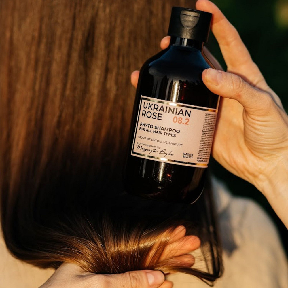 Фіто-шампунь для волосся з фітокомплексом із 7 відбірних трав Ukrainian Rose 300 мл Київ - фото 3