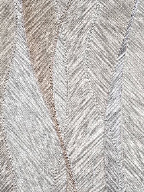 Шпалери вінілові на флізеліні гарячого тиснення DU&KA 1.06х10 вензель основа під штукатурку сірі коричневі Київ - фото 1