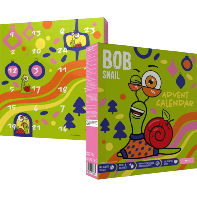 Конфета Bob Snail Адвент-календарь Диско с игрушками и стикерами 97 г (4820219347040) Вінниця - фото 1